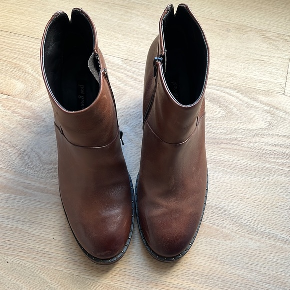 Paul Green Brown Ankle Boots - Picture 2 of 4